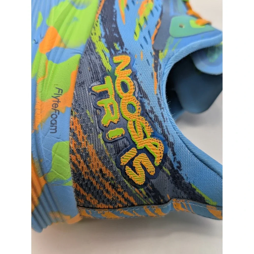 ASICS Noosa Tri 15 Mens Running Shoes Blue Orange Green 1011B609 US 10